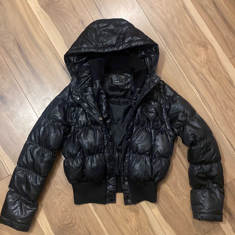 Black Puffy Coat Size Small